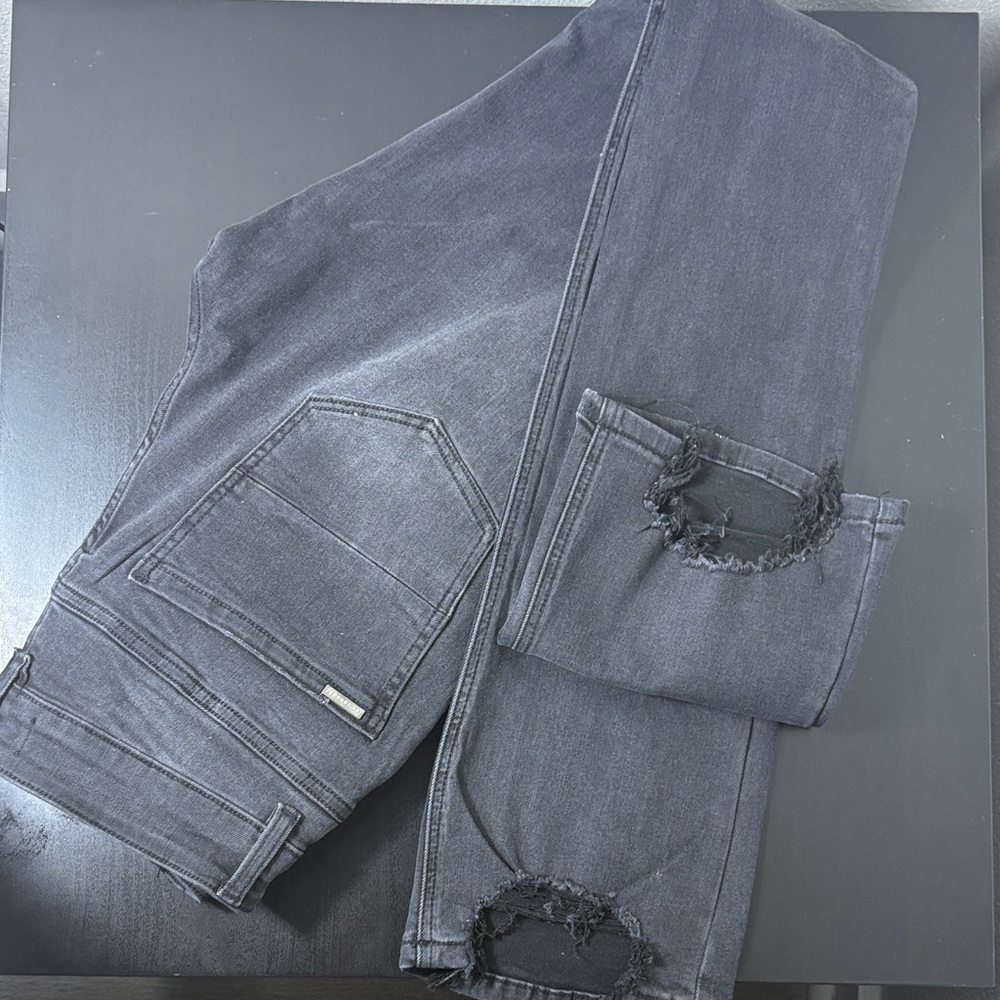 Men's Charcoal Skinny Jeans